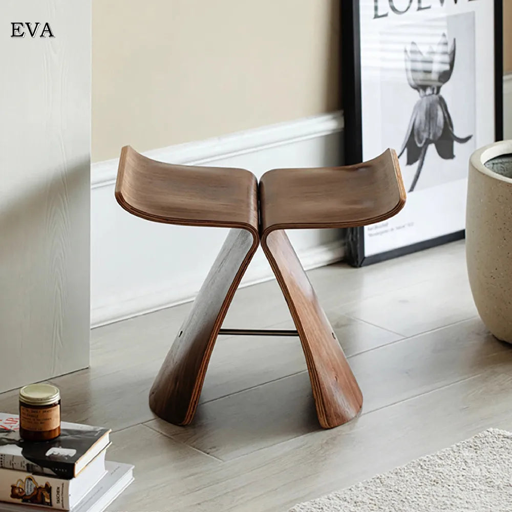 Nordic Creative Design Butterfly Chair, Side Table, Corner Table, Living Room Stool, Art-Stool, Bathroom Chair, Home Furniture