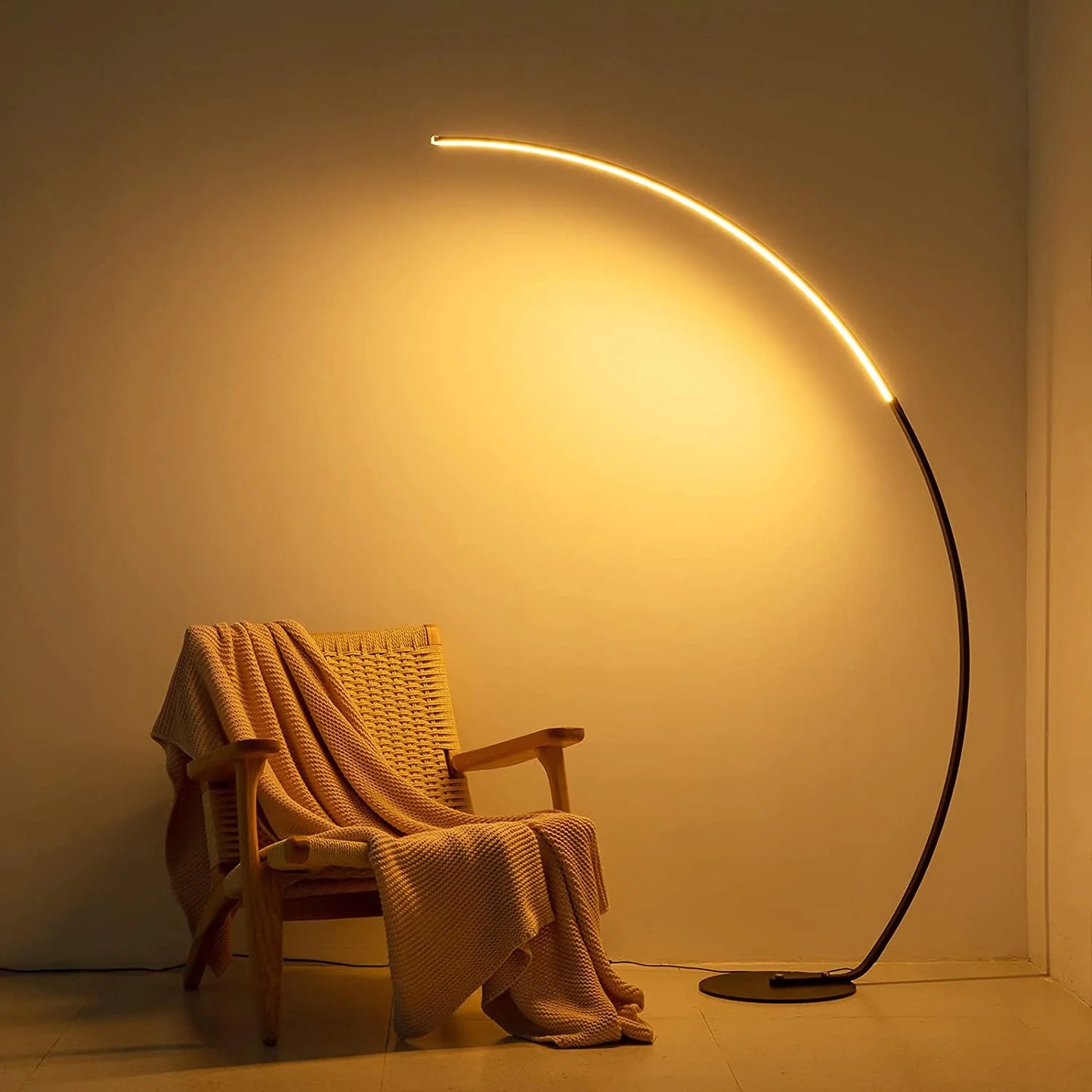 "Modern Curve RGBW Floor Lamp - Upgraded Version"