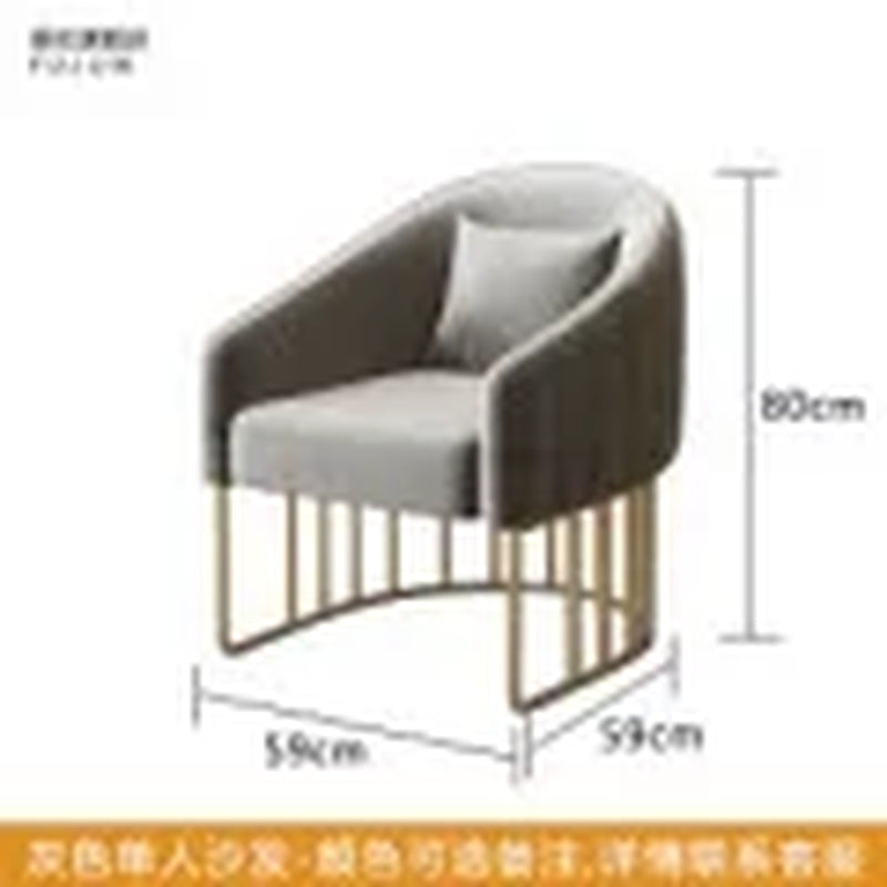 Nordic Living Room Sofas Home Furniture Office Negotiation Lounge Chairs Simple Creative Cafe Dormitory Leisure Backrest Sofa