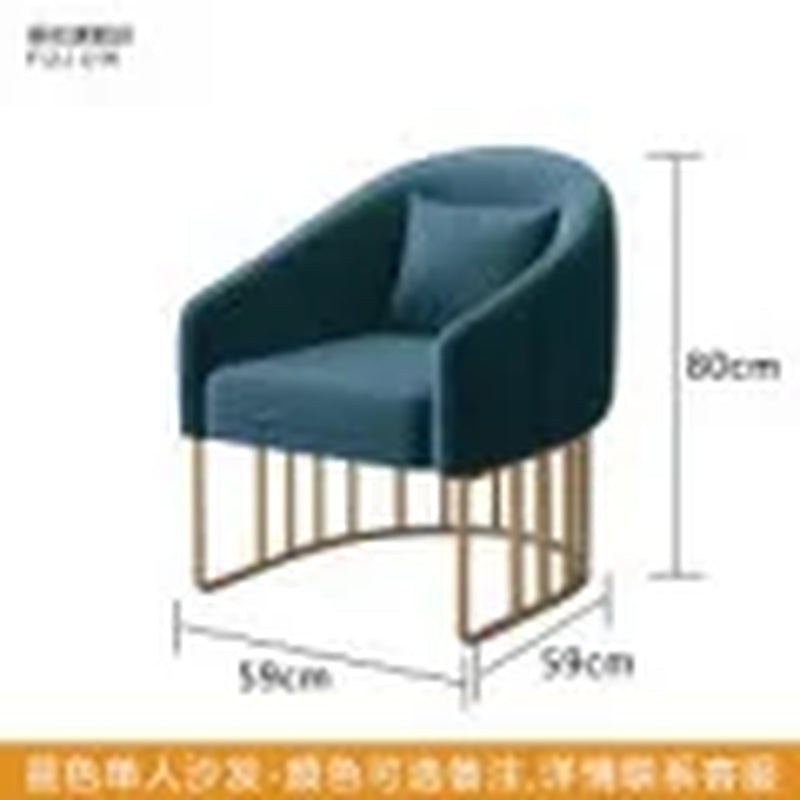 Nordic Living Room Sofas Home Furniture Office Negotiation Lounge Chairs Simple Creative Cafe Dormitory Leisure Backrest Sofa