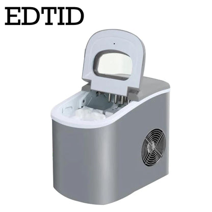 Portable Automatic Ice Maker 12Kgs/24H Household Bullet round Ice Make Machine for Family, Bar,Coffee Shop