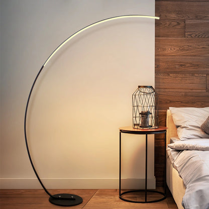 "Modern Curve RGBW Floor Lamp - Upgraded Version"