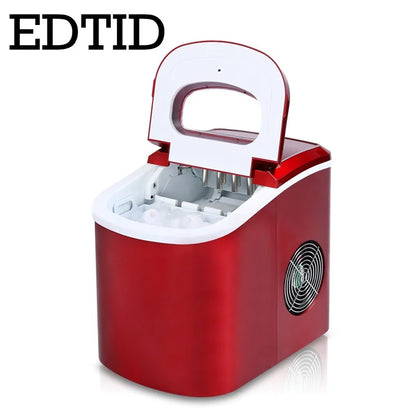 Portable Automatic Ice Maker 12Kgs/24H Household Bullet round Ice Make Machine for Family, Bar,Coffee Shop