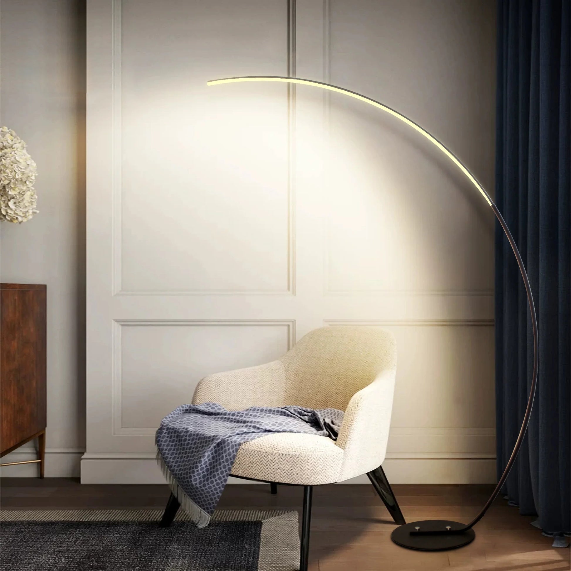 "Modern Curve RGBW Floor Lamp - Upgraded Version"