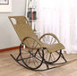 Summer Rocking Chair Recliner Rocking for Balcony Garden Leisure Relax Wicker Armchair Lazy Chair Lounge Chair Home Furniture